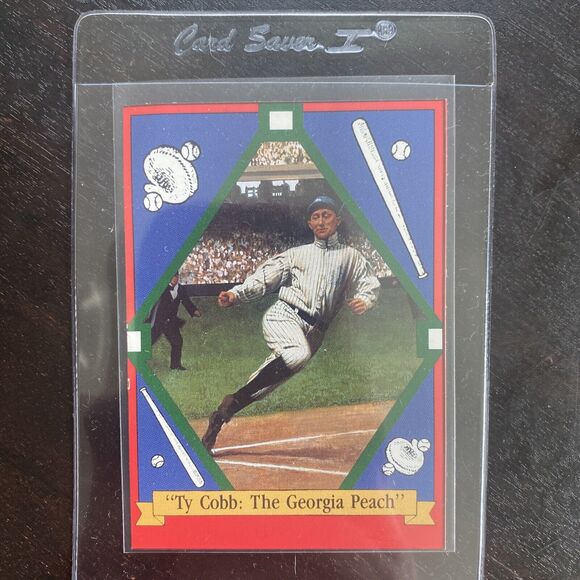 DELPHI TY COBB: THE GEORGIA PEACH LARGE 8" PLATE BRADFORD EXCHANGE - Picture 5 of 6